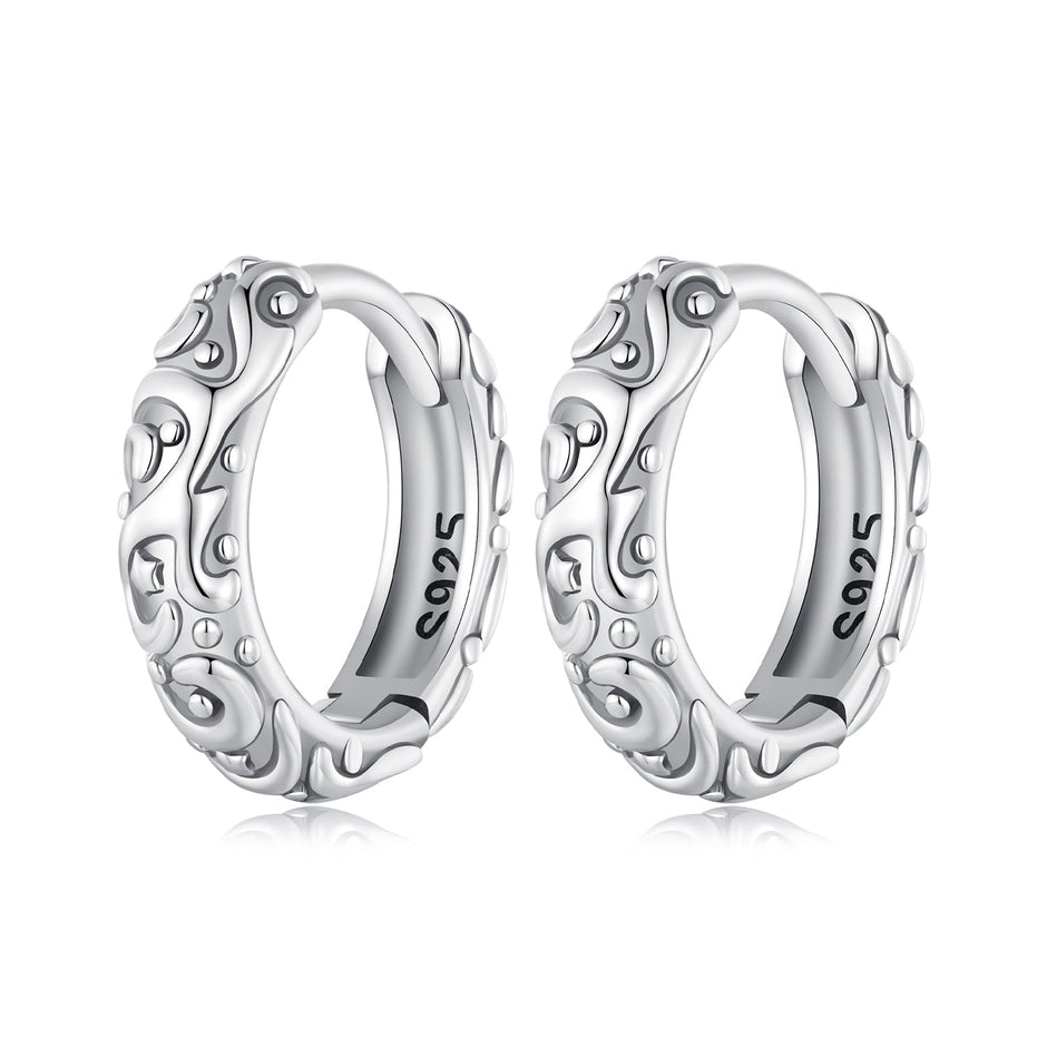 925 Sterling Silver Oxidized Earrings for Women
