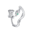 925 Sterling Silver 2mm Pave Setting CZ Ring