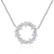 925 Sterling Silver Necklace with Pendant 1.6cm for Women