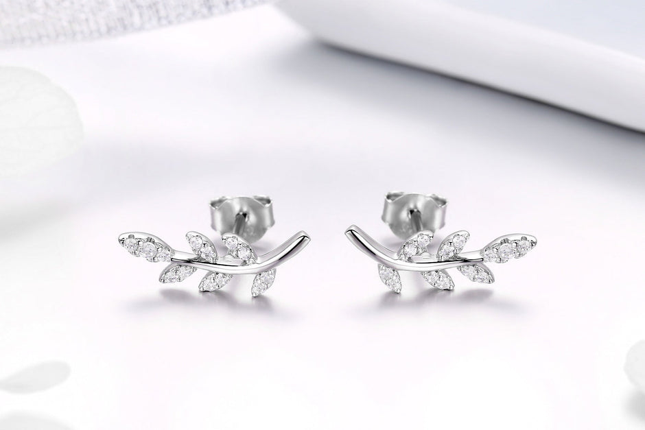 925 Sterling Silver Earrings with CZ