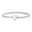 925 Sterling Silver Bracelet 17.0cm Inner Diameter for Women