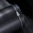 925 Sterling Silver 0.2 Carat Genuine Moissanite Bracelet for Women