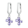 925 Sterling Silver Earrings with Pavé Setting CZ for Women