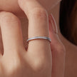 925 Sterling Silver Nano Opal Ring Size 6.0 for Women
