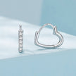 925 Sterling Silver Earrings with Pavé Setting CZ for Women
