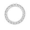 925 Sterling Silver Moissanite 0.1ct Ring Size 6 for Women
