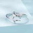 925 Sterling Silver Oxidized Silver Ring 0.16cm Width for Women