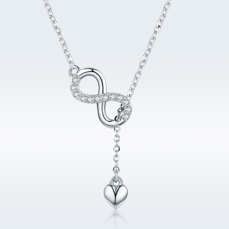 925 Sterling Silver Adjustable Necklace 38-45cm for Women