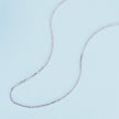 925 Sterling Silver Platinum Plated 45cm Chain Length Necklace for Women