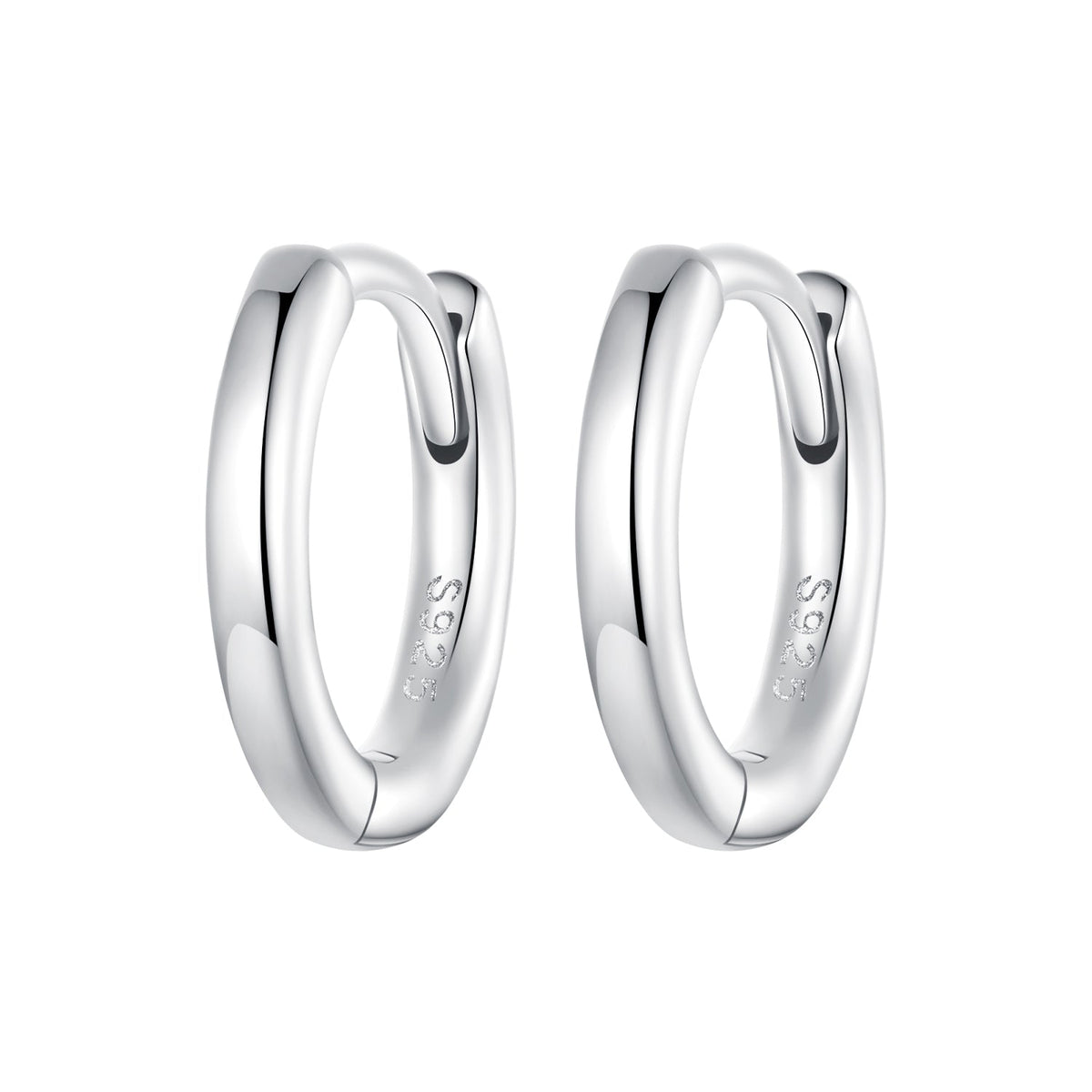 925 Sterling Silver & White Gold Plated Earrings for Women