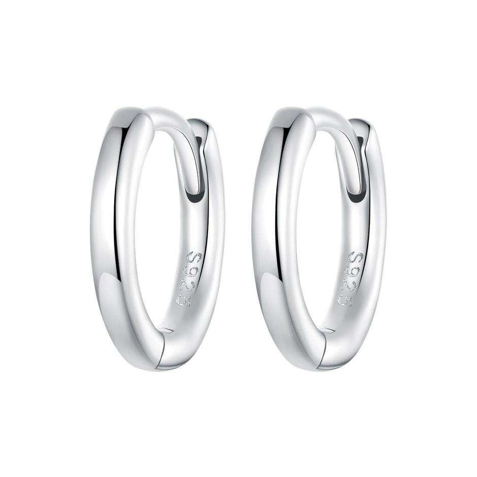 925 Sterling Silver & White Gold Plated Earrings for Women