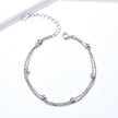 925 Sterling Silver Adjustable 19cm Bracelet for Women