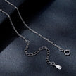 925 Sterling Silver 0.65 Carat Moissanite Necklace for Women