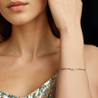 925 Sterling Silver 0.2 Carat Genuine Moissanite Bracelet for Women