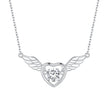 925 Sterling Silver Adjustable Necklace with Zircon and CZ for Women