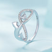 925 Sterling Silver 3mm CZ Pavé Setting Ring Size 7.0 for Women
