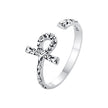 925 Sterling Silver Oxidized 2.2mm Ring for Women
