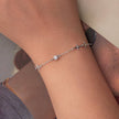 925 Sterling Silver 15+6cm Pavé Setting CZ Bracelet for Women