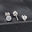 925 Sterling Silver 0.5 Carat Moissanite Earring for Women