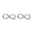 925 Sterling Silver Earrings for Women - 0.6*1.3 cm, Plated Platinum