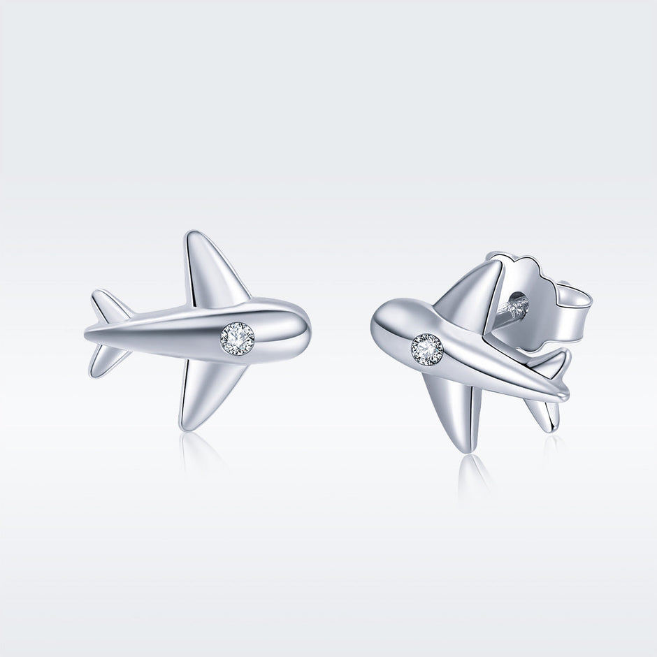 925 Sterling Silver Earrings with Pavé Setting CZ for Women