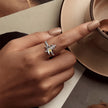 925 Sterling Silver Gold Plated Rings for Women