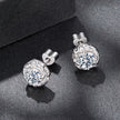 925 Sterling Silver 0.5 Carat Moissanite Earring for Women