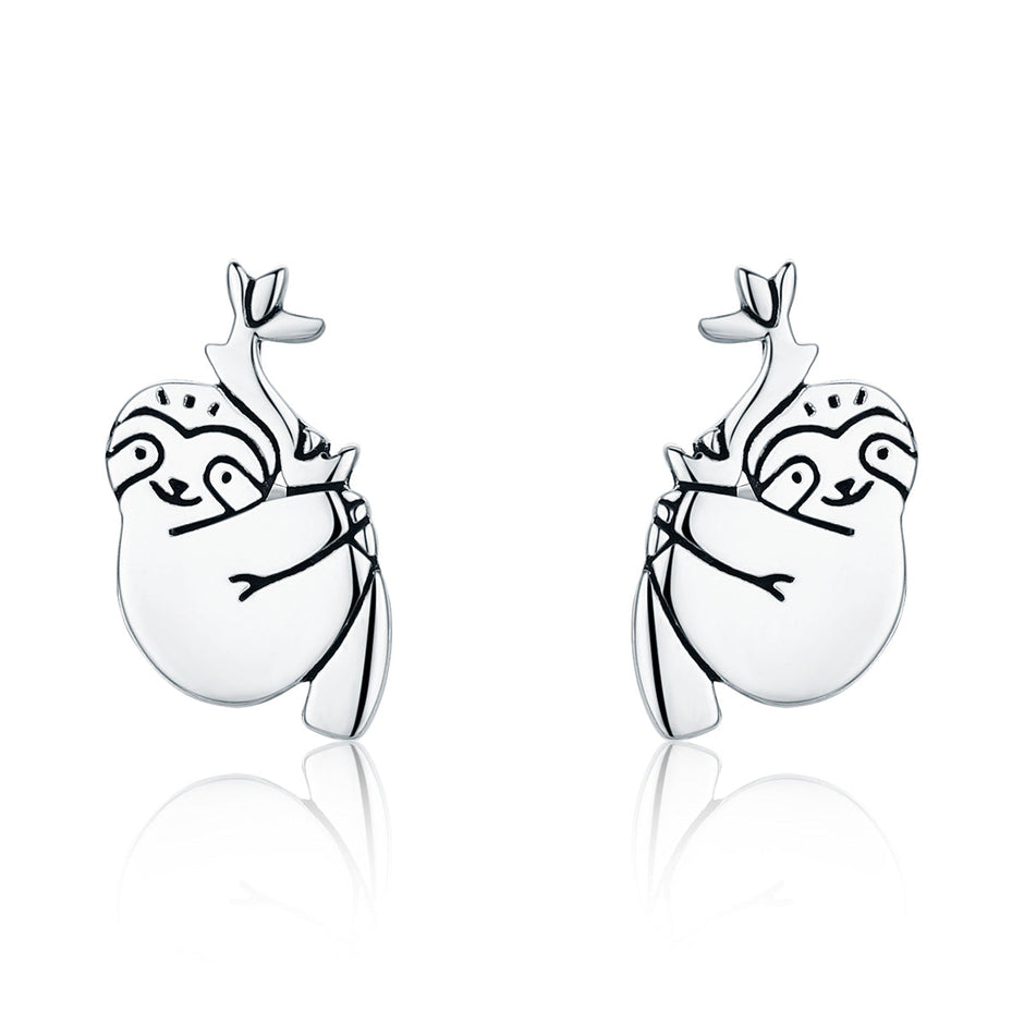 925 Sterling Silver Oxidized Earrings for Women