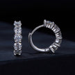 925 Sterling Silver 0.20 Carat Moissanite Earrings for Women