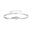 925 Sterling Silver Pavé CZ Bracelet for Women