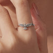 925 Sterling Silver Oxidized Ring for Men