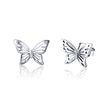 925 Sterling Silver Earrings in Oxidized Finish; 1.0*1.4cm Size for Women