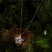 925 Sterling Silver White Gold Plated Moissanite 40+5cm Necklace for Women