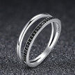 925 Sterling Silver 0.6CM Width Ring Size 6 for Women