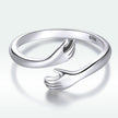 S925 Sterling Silver Oxidized Ring for Women