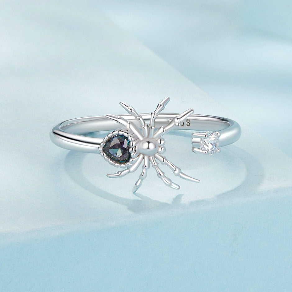 925 Sterling Silver White Gold Plated Ring with Pavé Setting CZ for Women