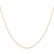 925 Sterling Silver Gold Plated 40cm Necklace for Women