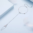 925 Sterling Silver Bracelet with Pavé Set CZ in White Gold 15+6cm