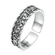 925 Oxidized Silver 0.5cm Ring