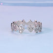 925 Sterling Silver Oxidized Silver 0.5cm Ring