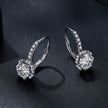 925 Sterling Silver Moissanite 6.5 Carat Earrings for Women