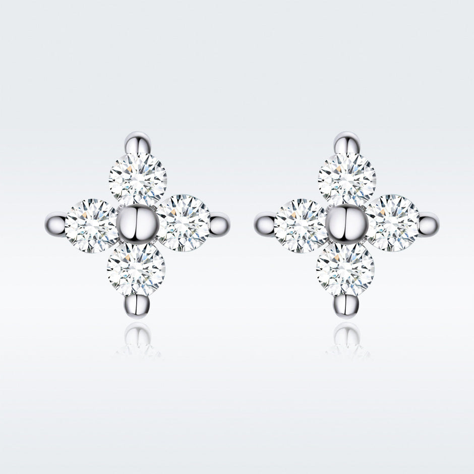 925 Sterling Silver CZ Earrings for Women