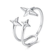 925 Sterling Silver Oxidized Silver Ring for Women