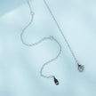 925 Sterling Silver Necklace with 19*18mm Pavé Setting CZ Pendant
