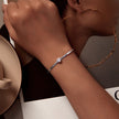 925 Sterling Silver Pavé CZ Bracelet for Women