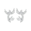 925 Sterling Silver Plated White Gold Earrings for Women