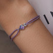 925 Sterling Silver Adjustable 24cm CZ Resin Bracelet for Women