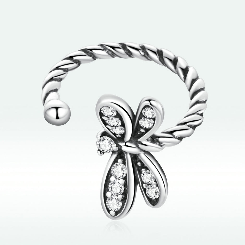 925 Sterling Silver Earrings with Pavé Setting and CZ for Women