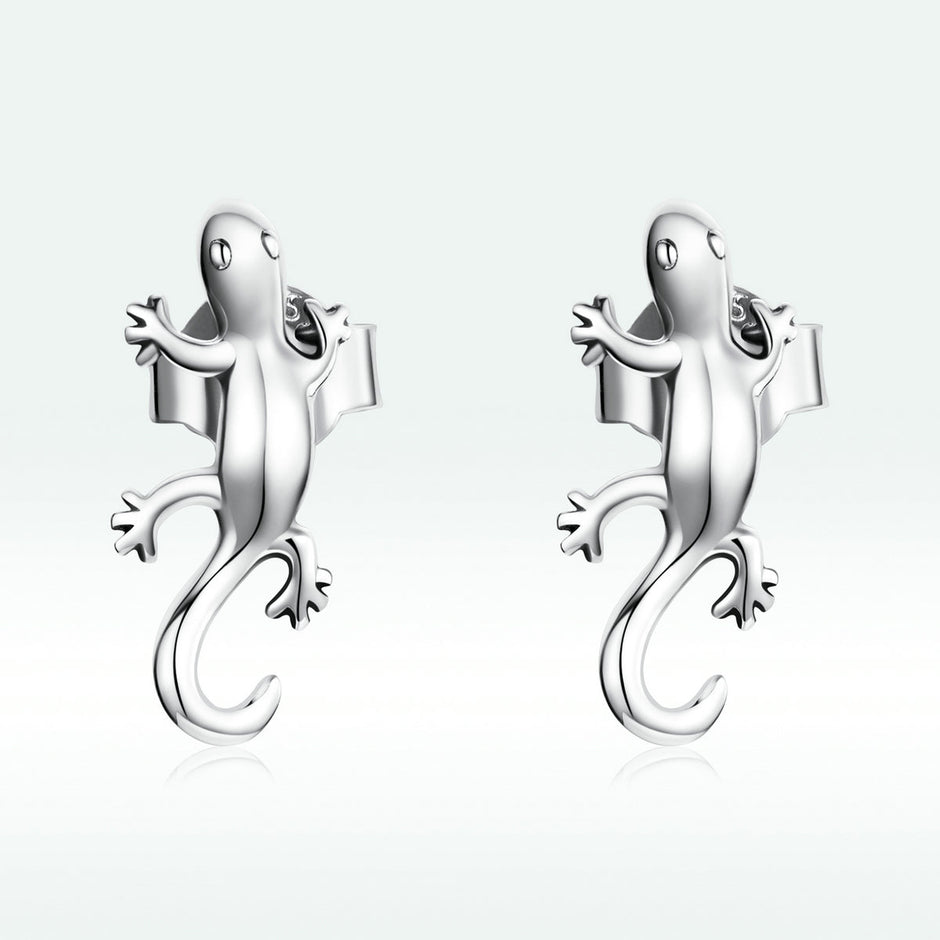 925 Sterling Silver Earrings 1.3*0.6cm for Women