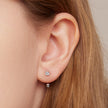 925 Sterling Silver Earrings for Women with CZ in Pavé Setting